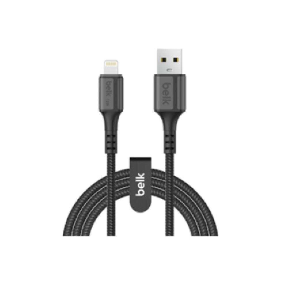 كيبل شاحن من شركة belk آيفون USB واط 12 w متر 1.2